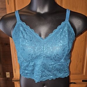 Torrid Turquoise Lace Bralette
